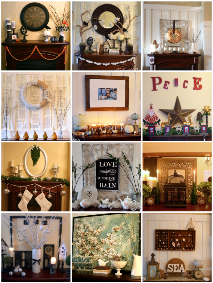 How to Decorate a Mantel - Home Stories A to Z