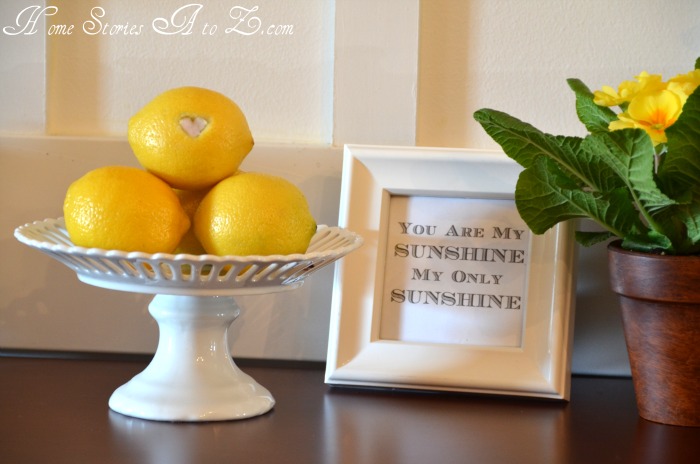 decorating with lemons