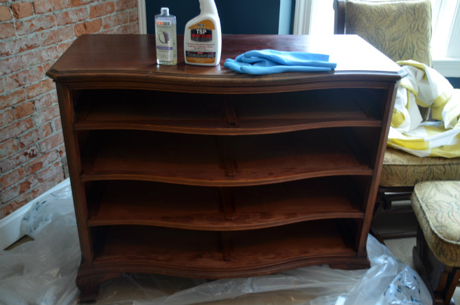 how to prep furniture before painting