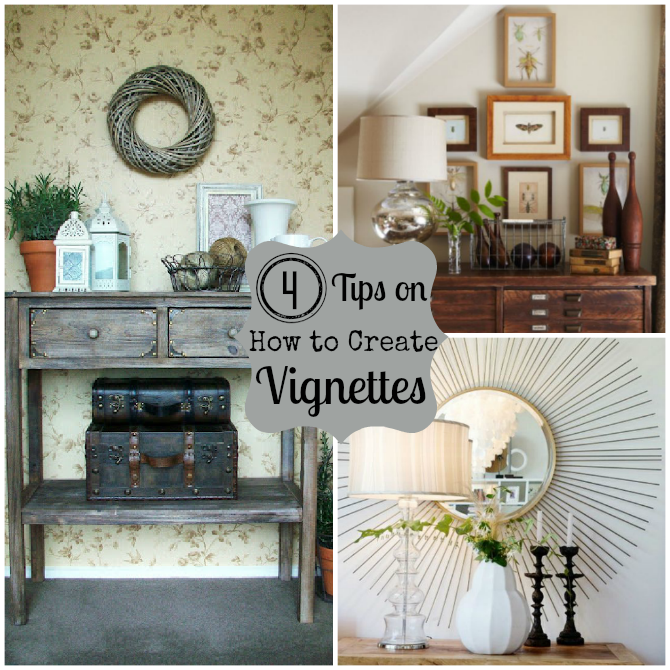 how to create a vignette in decorating