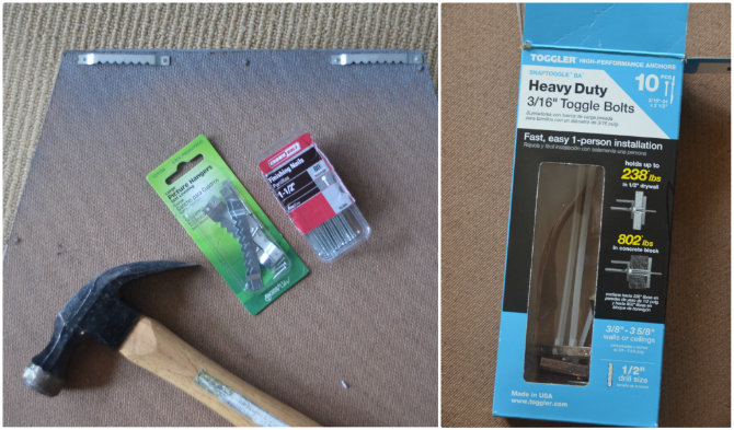 how to hang heavy objects no studs in wall use toggle bolts