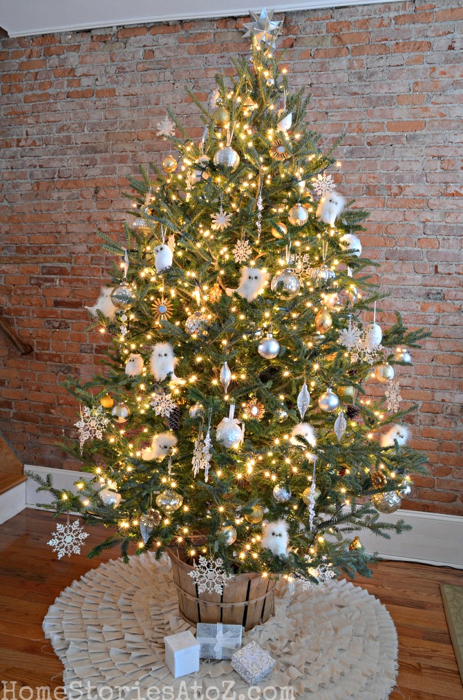 owl christmas tree