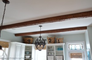 faux beams