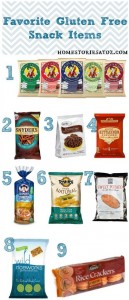 gluten free snack items