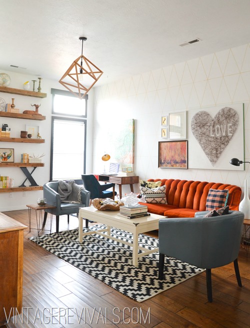 Inspiration File: Living Room by Vintage Revivals - Home Stories A ...