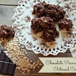 chocolate peanut butter oatmeal no bake cookie recipe
