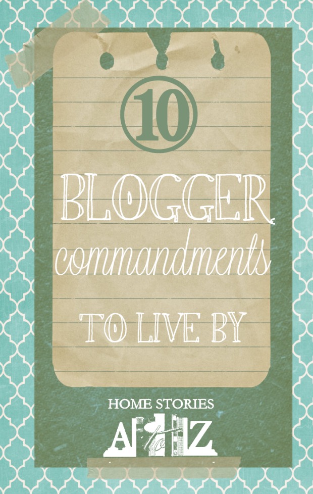 blogger commandments