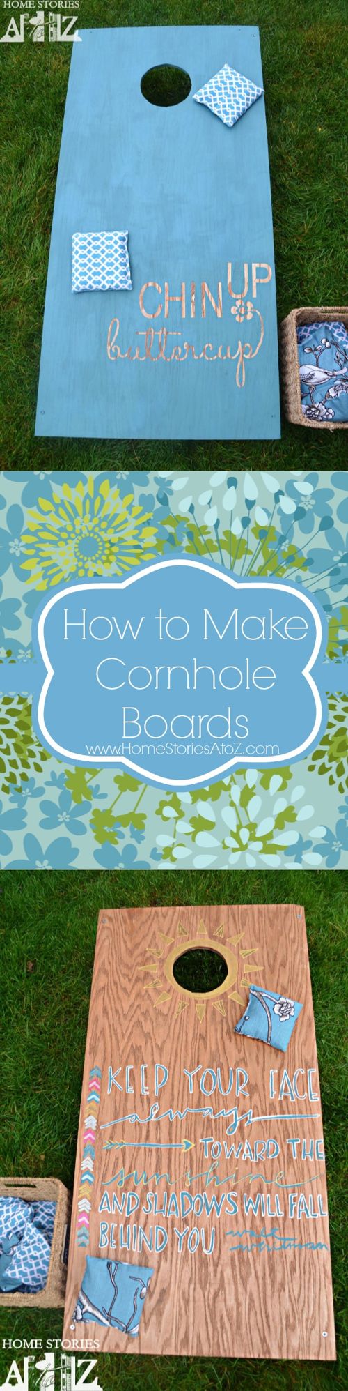 how to build cornhole board