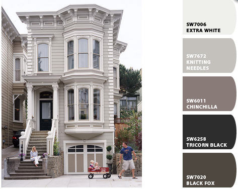 row home exterior paint