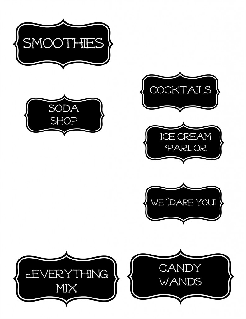candy labels