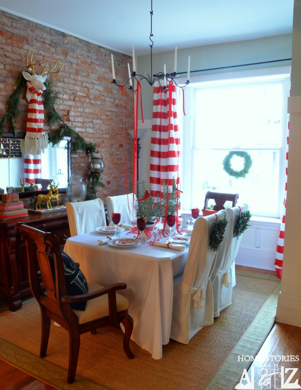 christmas dining room