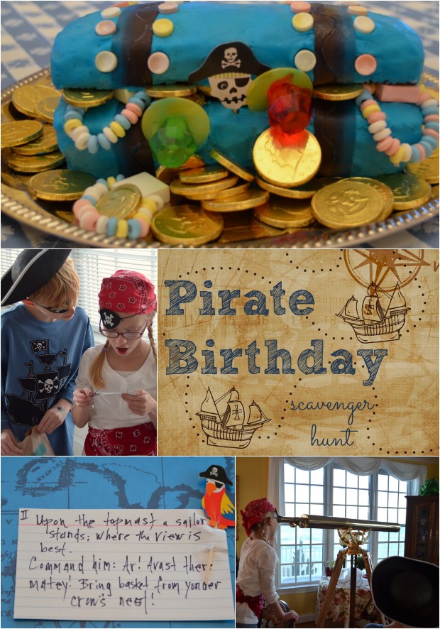 Pirate Hat Sailor Birthday Party Flag Party Party Treasure Hunt