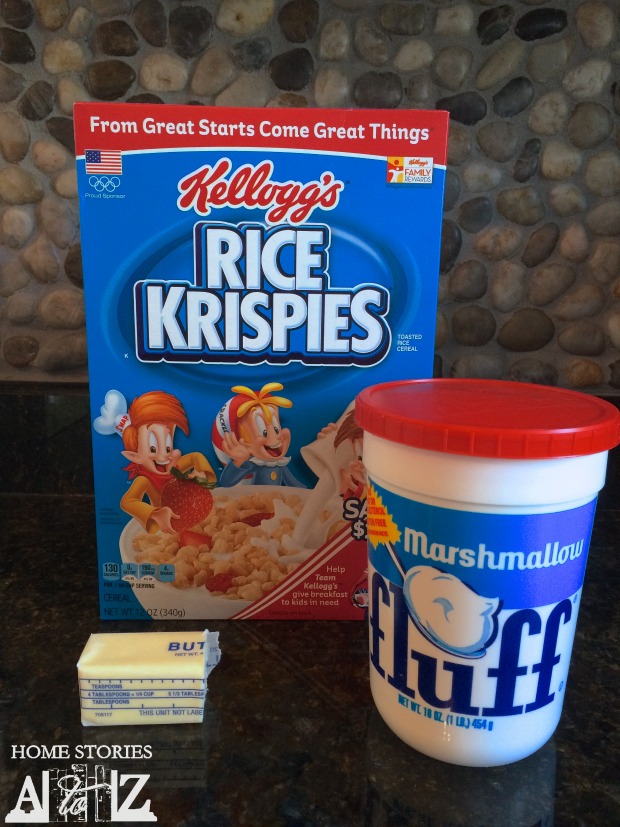 Marshmallow fluff rice krispie treat recipe