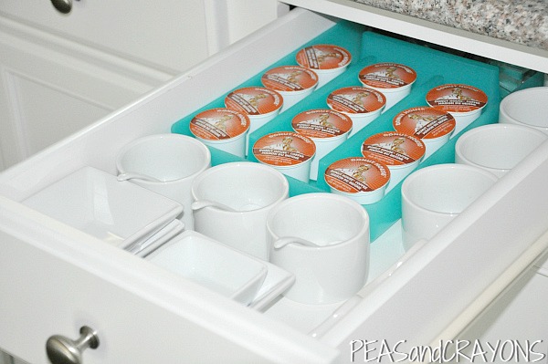 coffee kcup drawer kitchen organization watermark