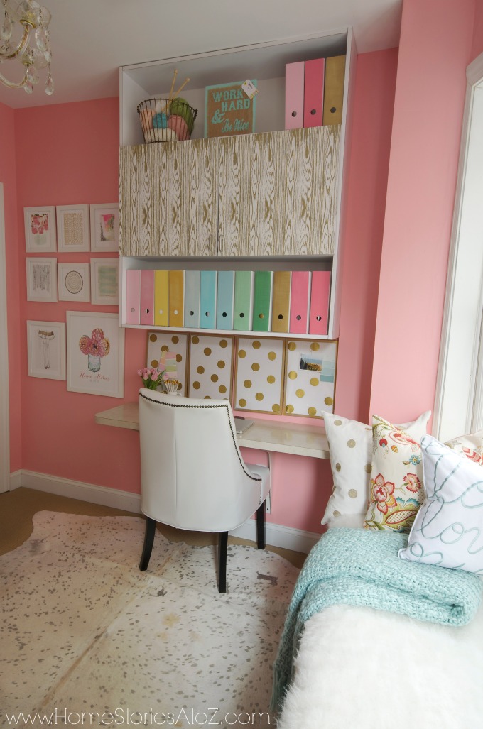 craft room sherwin williams hopeful pink