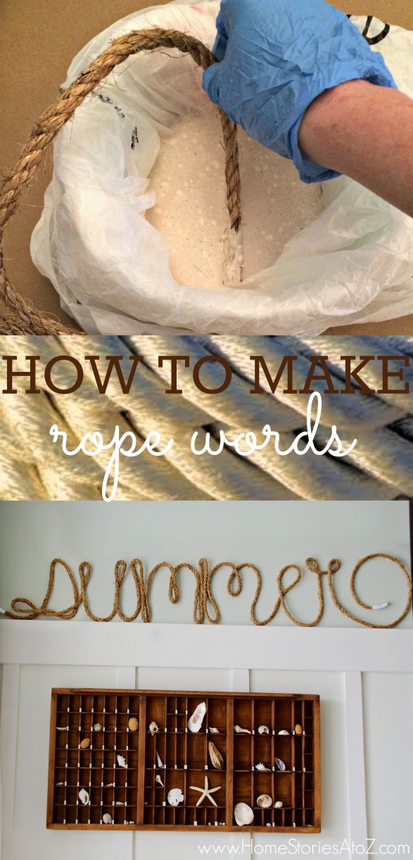 how to make rope words