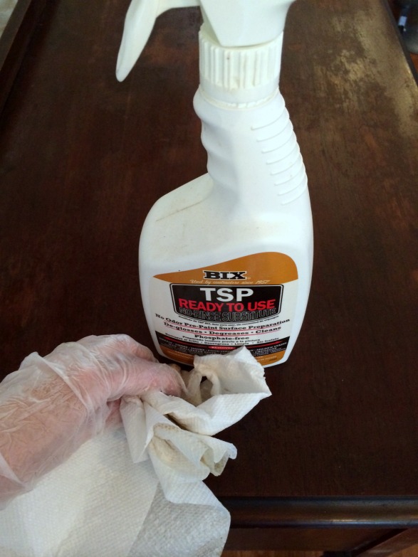 TSP to clean furniture before painting