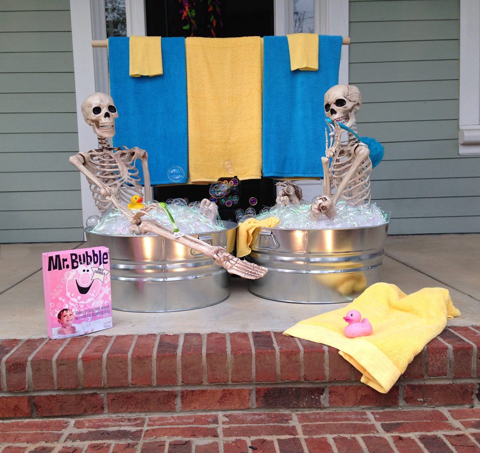 decorating ideas halloween porch 