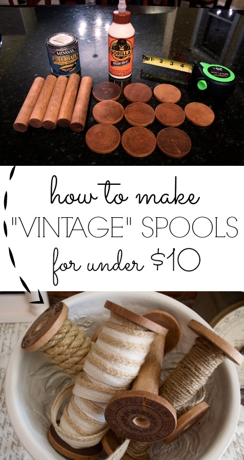 how to make vintage spools