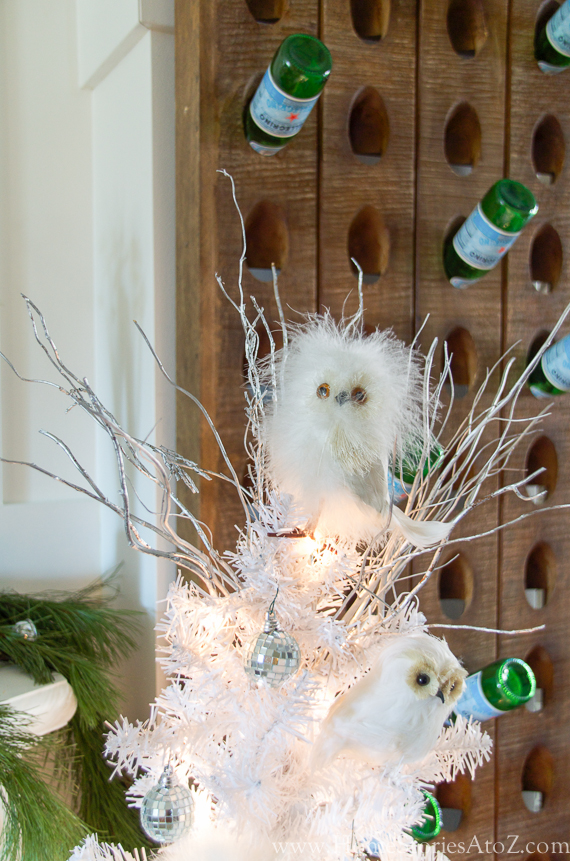 White owl Christmas tree 2