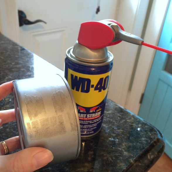 wd-40 to remove sticker residue