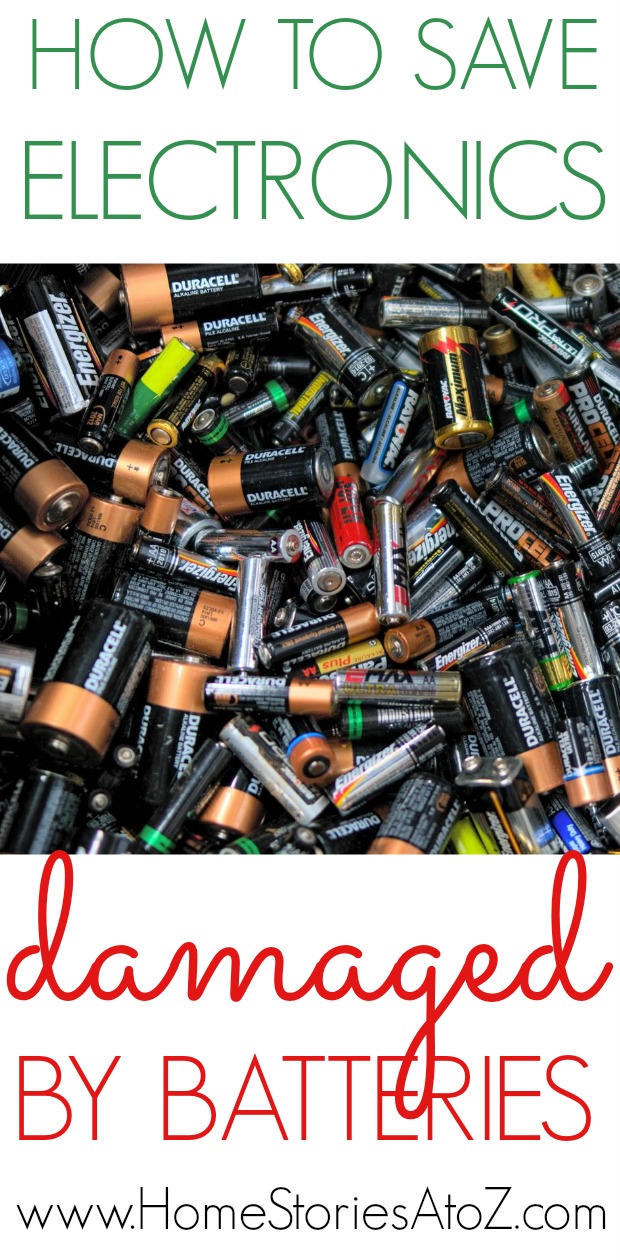 How to save electronics damaged by batteries
