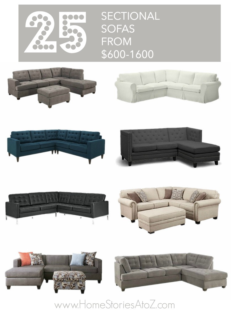 25 inexpensive sectional sofas