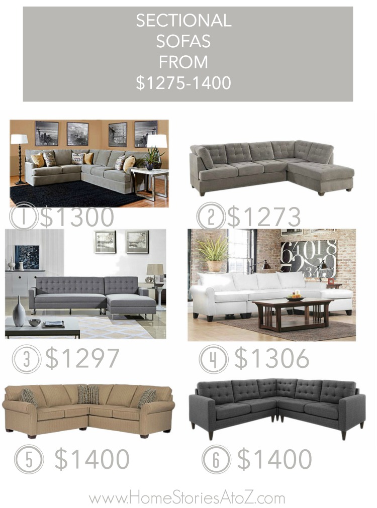 Inexpensive sectional sofas