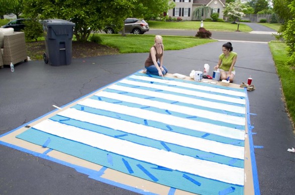 painting rug