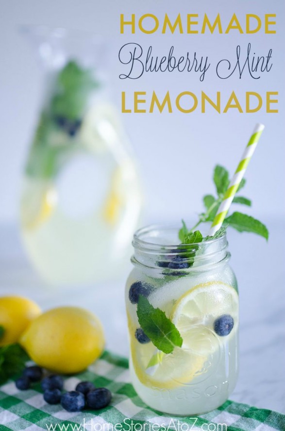 Blueberry Mint Lemonade Recipe