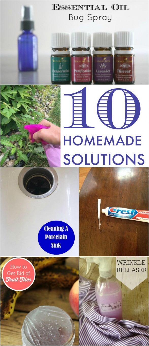 10 homemade solutions to everyday problems
