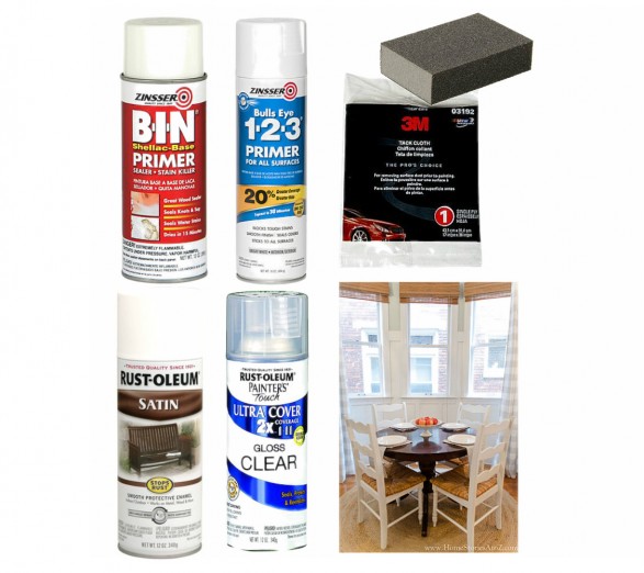 Tools needed to flawlessly spray paint furniture