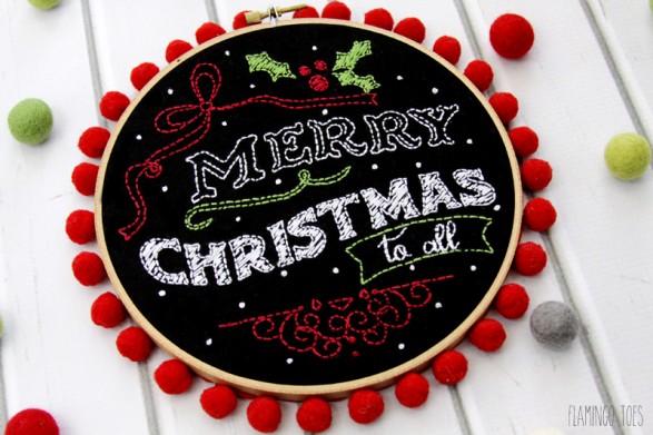 Christmas-Embroidery-Chalk-Art-Hoop