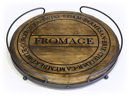 Round Vintage Tray