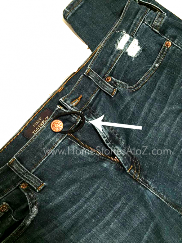 Pant hack trick for too tight jeans