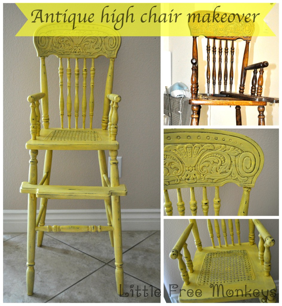 Antique-high-chair-makeover