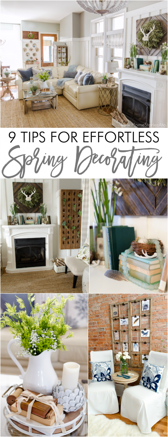 Great tips for effortless spring decorating