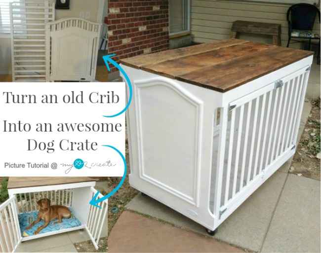 Repurposed crib