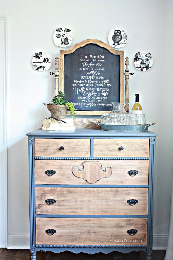Thrifted-Dresser-painted-sanded-for-a-2-toned-look