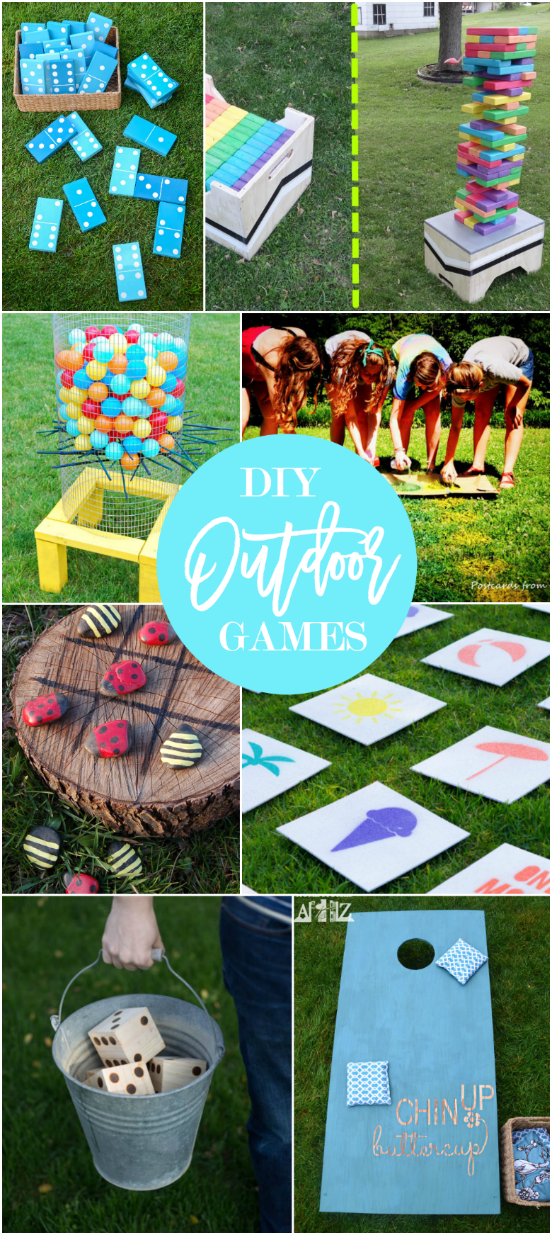 17 DIY games for outdoor family fun  backyard game tutorials