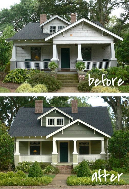 20 Home Exterior Makeover Before and After Ideas