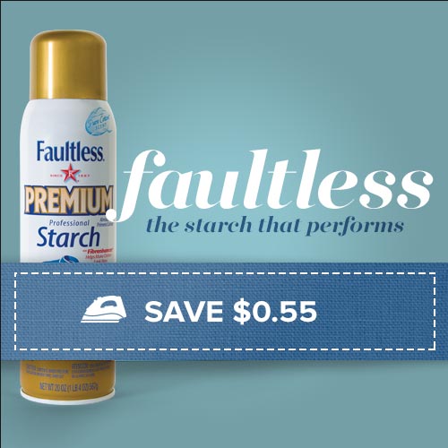 Faultless Premium Luxe Spray Starch (20 Oz, 2 Pack) Spray Starch For  Ironing That Makes Your Clothes New Again, Use As A Spray On Starch That  Reduces Ironing Time With No Flaking
