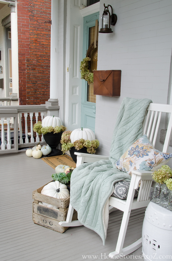 Fall Porch Home Stories A to Z Non-Traditional