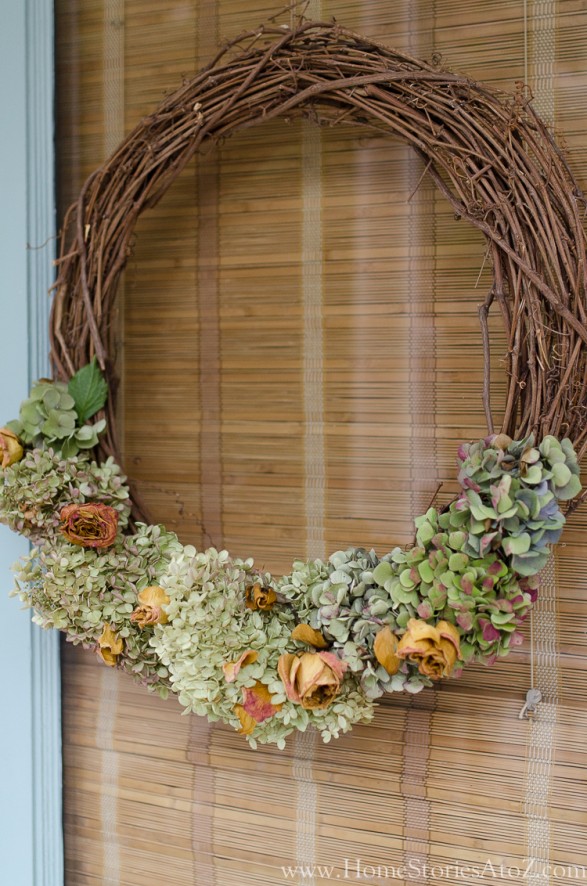 Hydrangea Wreath Home Stories A to Z
