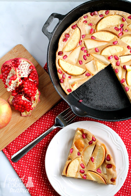apple-pear-pomegranate-puff-pancake