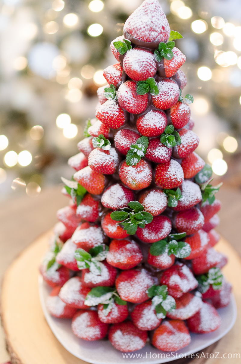 Strawberry Christmas Tree | Stay At Home Mum