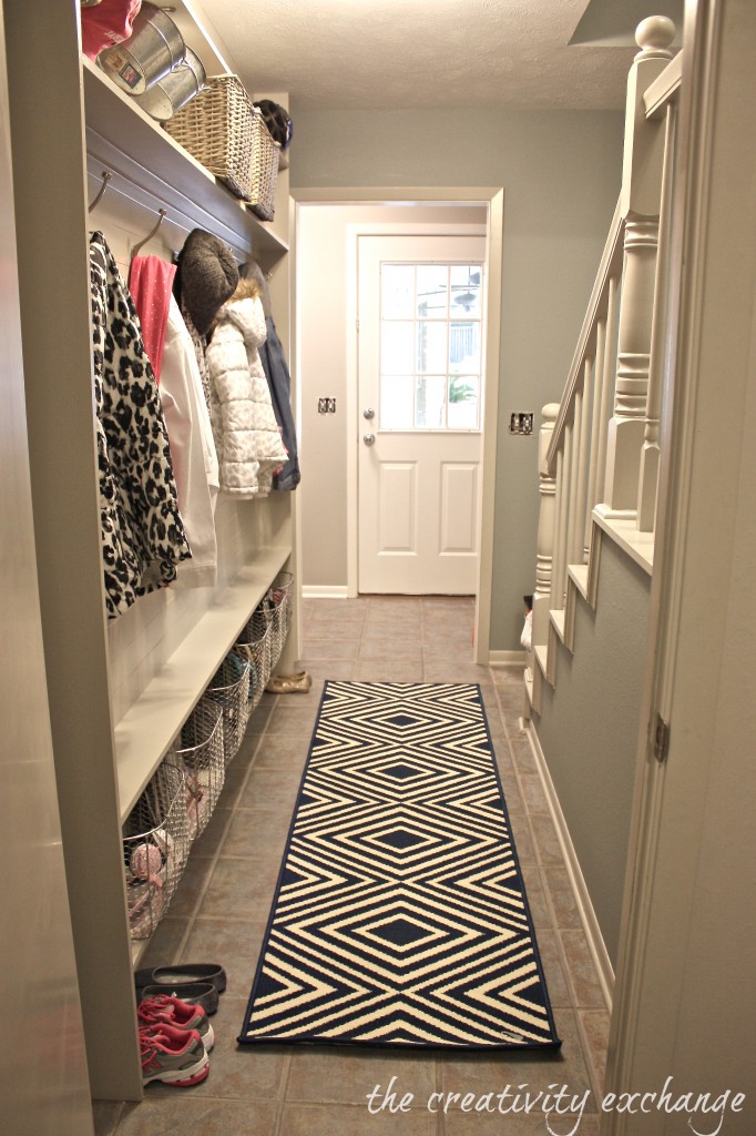 Tutorial-for-framing-a-narrow-hallway-built-in-mudroom-The-Creativity-Exchange-682x1024