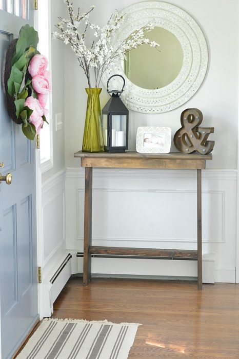foyer table small entryway