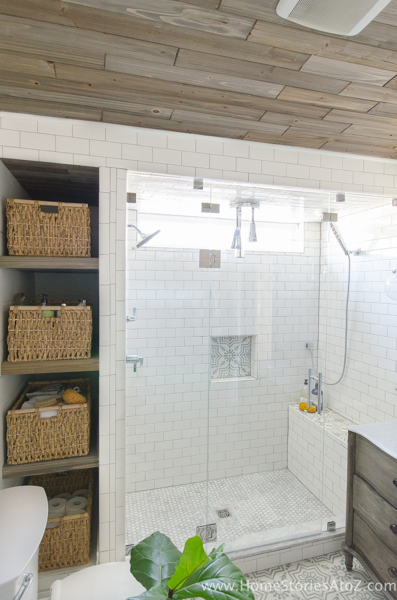 Shower Shelf for Inside Shower Room with Easy Installation – BlessMyBucket