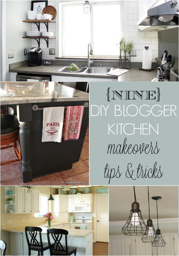 9 DIY Blogger Kitchen Makeovers